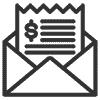 Mail payment icon